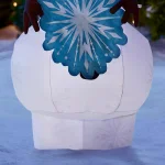 Disney Frozen Olaf 4 ft. Inflatable Holiday Decoration with Snowflake Scarf thumbnail 6
