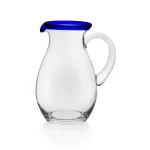 Libbey Sangria 5-Piece Glass Pitcher and Rocks Glass Set with Blue Accents thumbnail 5