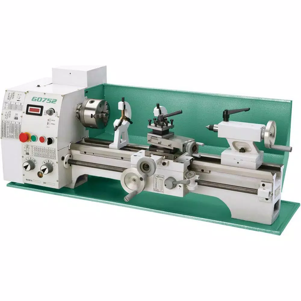 Grizzly Industrial 10 in. x 22 in. Variable-Speed Bench Lathe with Digital RPM Display
