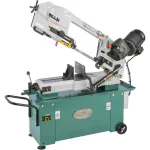 Grizzly Industrial 7 in. x 12 in. Geared Head Metal-Cutting Horizontal Bandsaw with 1.5 HP Motor thumbnail 1