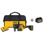 DEWALT FLEXVOLT 60V MAX Brushless 1/2 in. Stud & Joist Drill with E-Clutch and (2) 6.0 Ah Batteries thumbnail 1