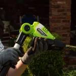 Earthwise 20V Cordless Pole Hedge Trimmer, 20 in. Blade, 2 Ah Battery and Charger Included thumbnail 7