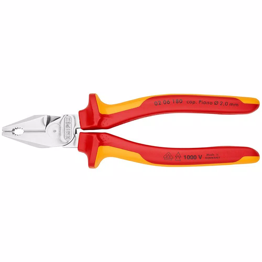 KNIPEX 7-1/4 in. High Leverage Insulated Combination Pliers