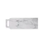 Fox Run White Marble Cheese Board and Serving Paddle, 18 x 6 inch, Reversible Honed and Polished Finish thumbnail 2