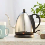 Bonavita 4.2-Cup Gooseneck Electric Kettle, 1000W Silver Stainless Steel thumbnail 2