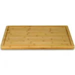 Heim Concept Premium Bamboo Cutting Board and Serving Tray with Drip Groove, 18 x 12 in thumbnail 5