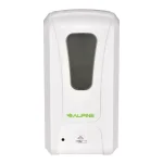 Alpine Industries 1200ml Automatic Wall Mount Soap and Gel Hand Sanitizer Dispenser, White thumbnail 1