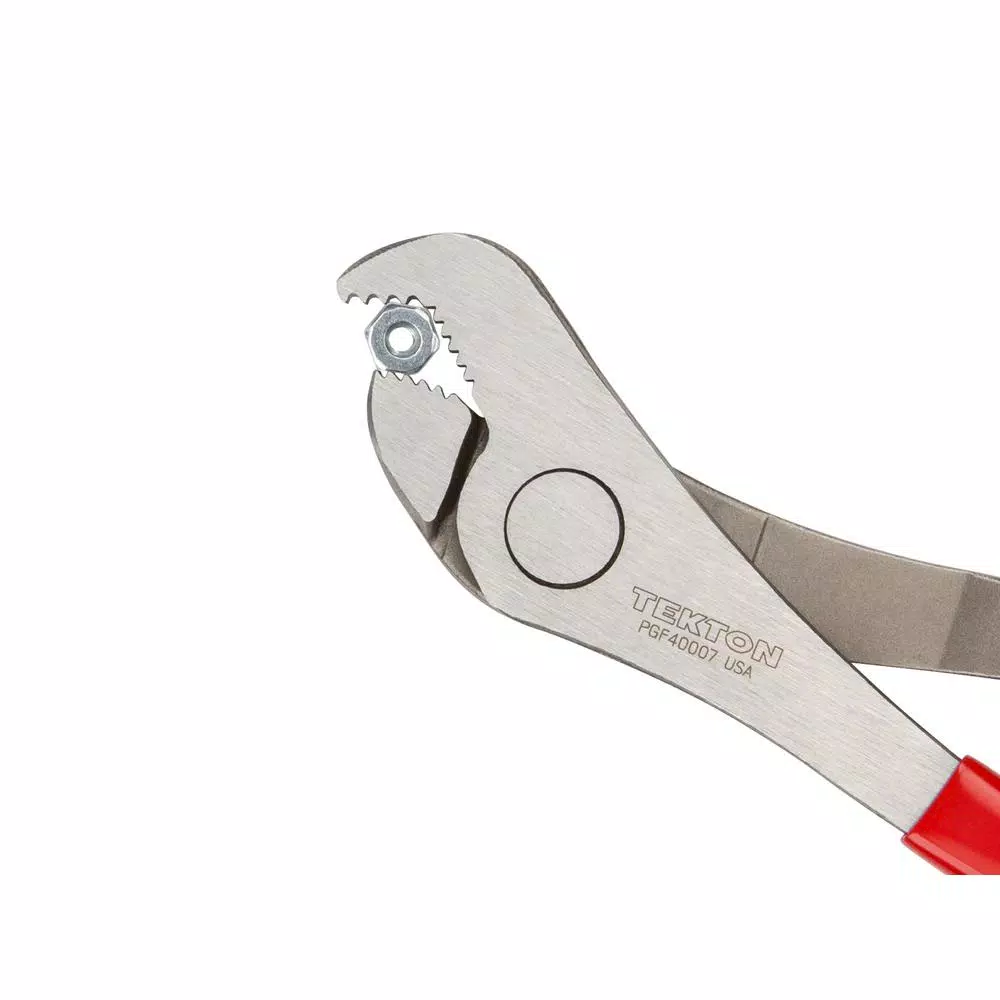 TEKTON 7-3/4 in. Nut Jaw Pliers with High-Leverage Parrot Jaw