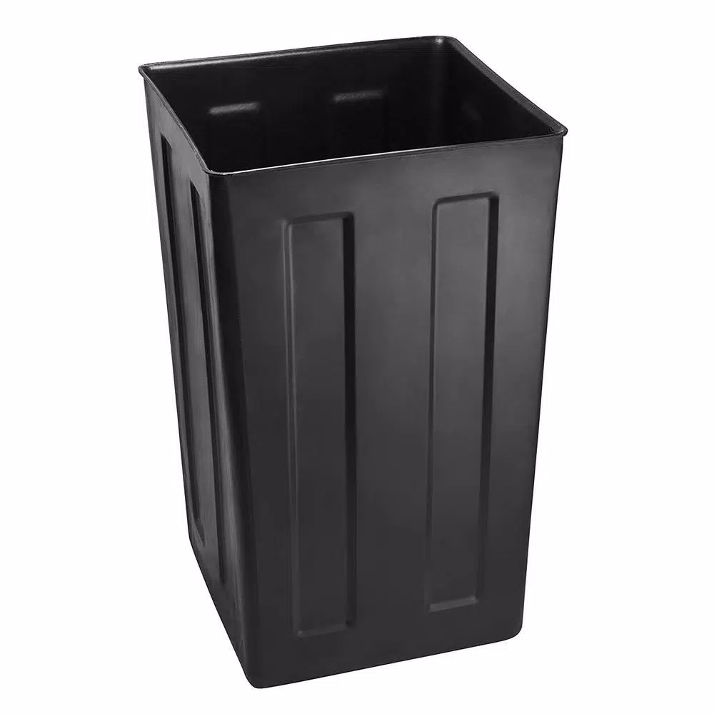 Alpine Industries 40 Gal. All-Weather Commercial Outdoor Trash Can with Lockable Lid