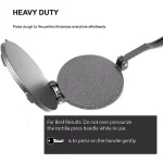 Alpha Living 7.5 in. Heavy Duty Cast Iron Tortilla Press thumbnail 5