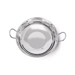Unbranded 3.25 Qt. Stainless Steel Balti Pan with Dual Handles thumbnail 4