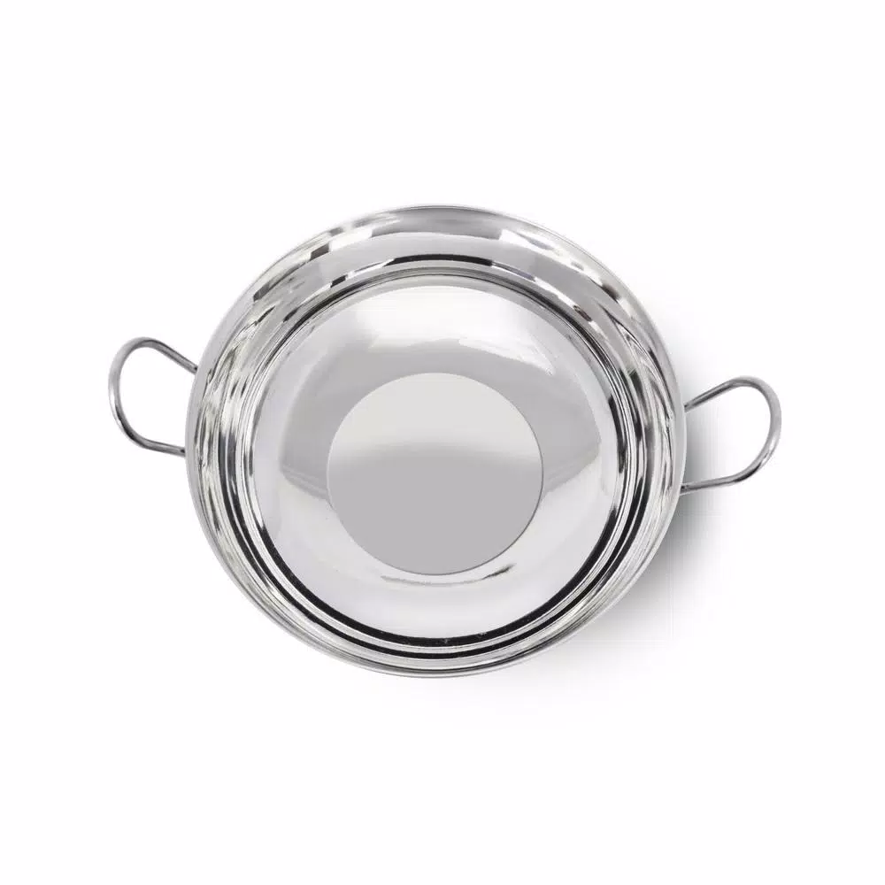 Unbranded 3.25 Qt. Stainless Steel Balti Pan with Dual Handles