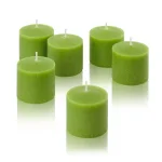 Light In The Dark Lime Green Unscented Votive Candles, 10 Hour Burn Time (Set of 72) thumbnail 2