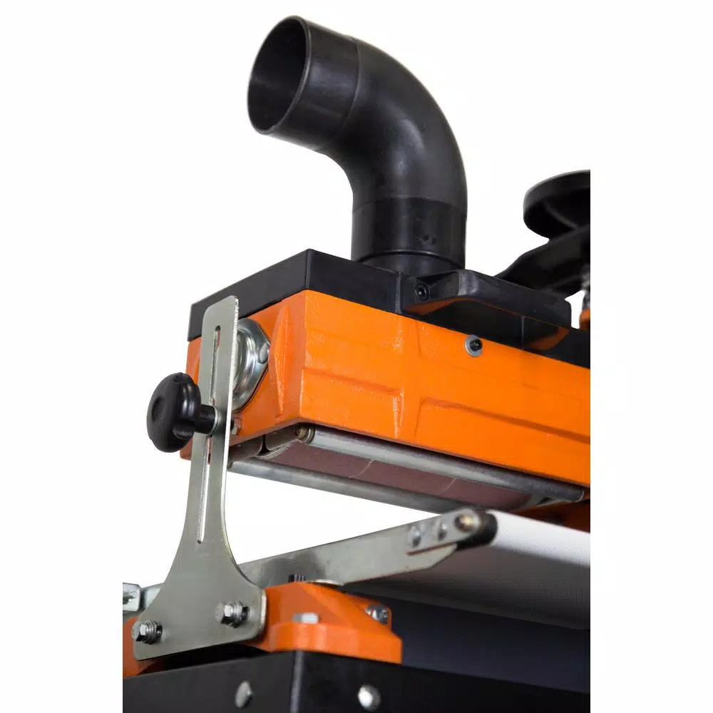 WEN 10 in. Drum Sander with 10.5 Amp Motor and Variable Speed Conveyor with Rolling Stand
