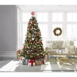Home Accents Holiday 7.5 ft Alexander Pine Pre-Lit LED Artificial Christmas Tree with 550 SureBright Warm White Lights thumbnail 12