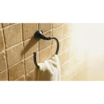 KOHLER Devonshire 3-Piece Bathroom Hardware Set - Towel Bar, Ring & Toilet Paper Holder - Oil-Rubbed Bronze thumbnail 5