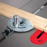 POWERTEC Aluminum Deluxe Miter Gauge for Table Saw with 120 Angle Stops thumbnail 6