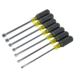 Klein Tools 7-Piece Magnetic Nut Driver Set with 6 in. Hollow Shafts and Cushion-Grip Handles thumbnail 5