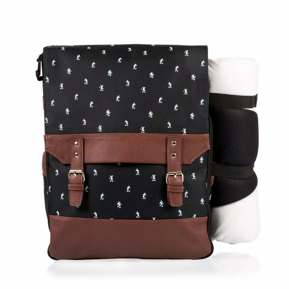 ONIVA Mickey Mouse Picnic Backpack Cooler, 118 oz. Soft-Side Insulated Backpack with Service for 4