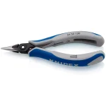 KNIPEX 5-1/4 in. Precision Electronics Gripping Pliers with Half-Round Cross Hatched Jaws thumbnail 3