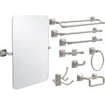 Delta Portwood 6 in. Double Hand Towel Bar in SpotShield Brushed Nickel thumbnail 3