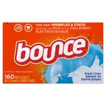 Bounce Fabric Softener Dryer Sheets, Fresh Linen Scent, 160-Count thumbnail 1