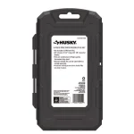Husky 6-Piece Steel Precision File Set with Ergonomic Handle and Storage Case thumbnail 2