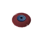 Dedeco Sunburst 2 in. 3-Ply Radial Discs 220-Grit Arbor Thermoplastic Cleaning and Polishing Tool thumbnail 1
