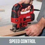 SKIL 6 Amp Corded Electric Orbital Jigsaw with Halo Light and Tool-Free Blade Change thumbnail 4