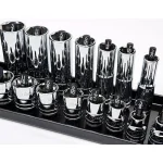GearWrench 3-Piece Socket Tray Set for 1/4 in., 3/8 in., and 1/2 in. Drive Sizes thumbnail 2