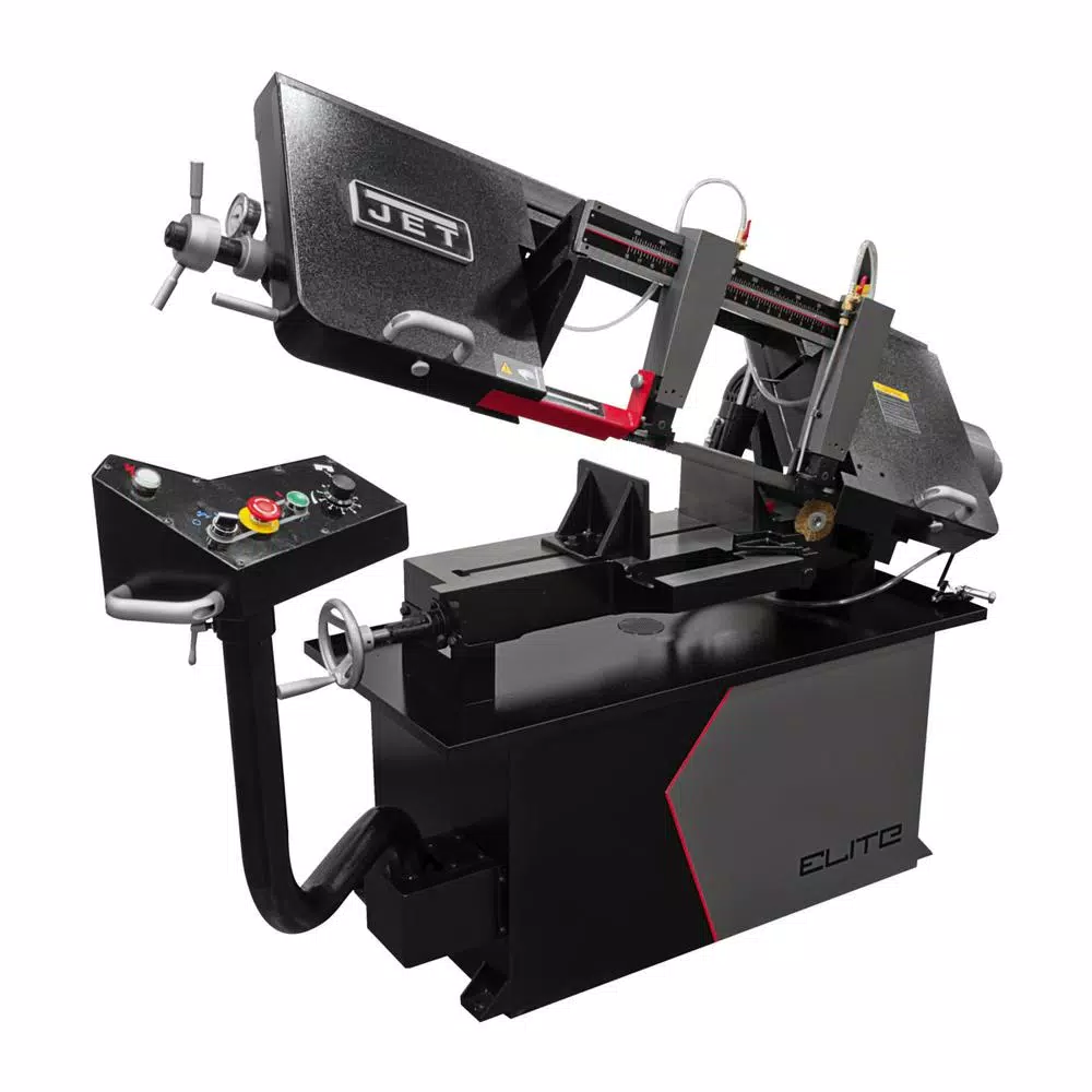 Jet 9 in. x 16 in. 1-1/2 HP Variable Speed Horizontal Metalworking Bandsaw, 115V/230V