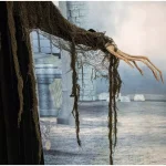 Haunted Hill Farm 6.5 ft. Animatronic Talking Tree Halloween Prop with Sound and Lights thumbnail 3