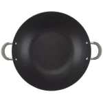 Circulon Elementum 14-Inch Hard-Anodized Nonstick Covered Wok with Side Handles, Oyster Gray thumbnail 2