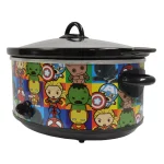 Uncanny Brands Marvel Kawaii 7-Quart Slow Cooker, Black thumbnail 3