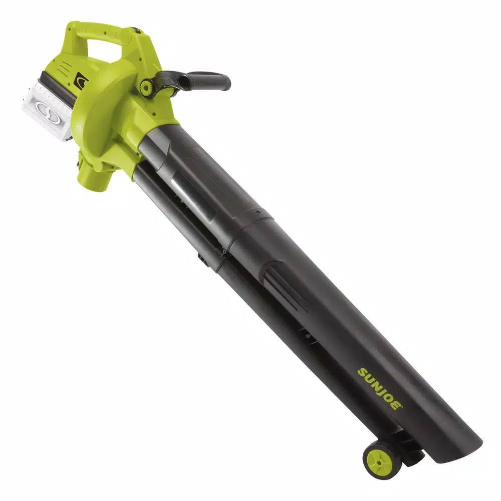 Sun Joe 48V Cordless 3-in-1 Blower, Vacuum, and Mulcher Kit with (2) 4 Ah Batteries and Charger