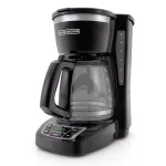Black+Decker 12-Cup Programmable Drip Coffee Maker with Sneak-A-Cup Technology, Black thumbnail 1