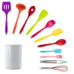 MegaChef 12-Piece Multi-Color Silicone Kitchen Utensil Set thumbnail 1