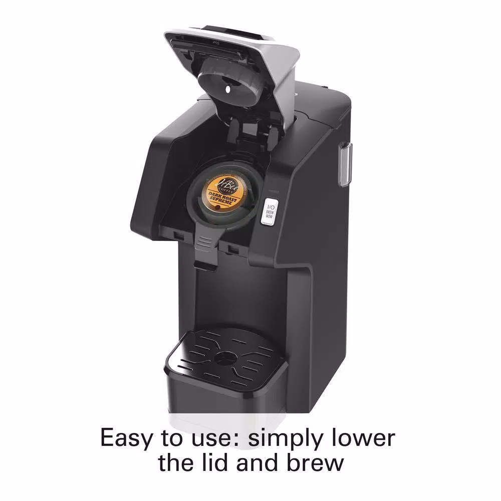 Hamilton Beach FlexBrew Black Single Serve Coffee Maker - Brews K-Cup Pods & Ground Coffee