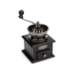 Fox Run Adjustable Manual Coffee Grinder - Antique Style Pine Wood & Stainless Steel Hand Crank Mill thumbnail 1