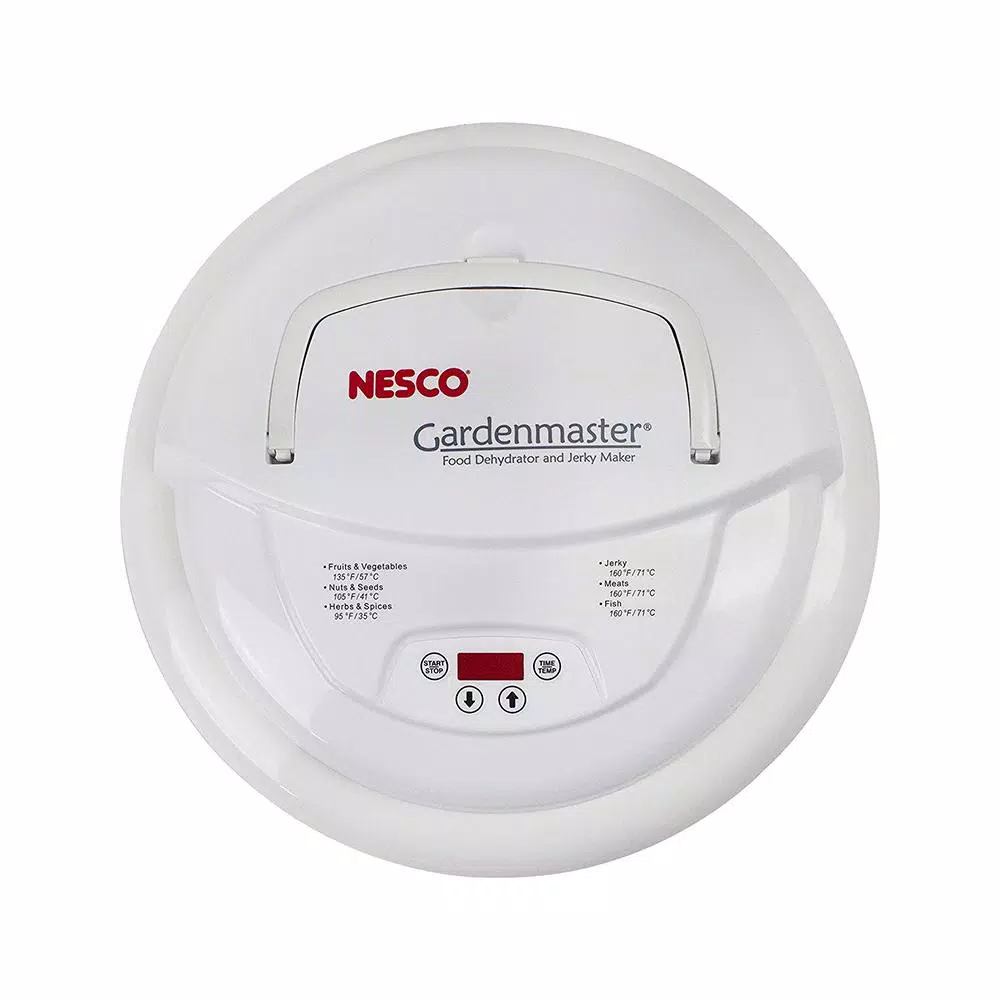 Nesco FD-1040 Gardenmaster Digital Pro Food Dehydrator, 1000W, 4-Tray Expandable White