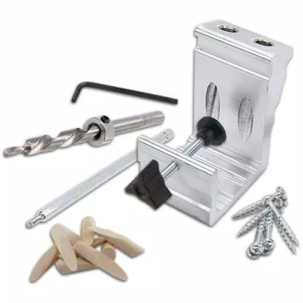 General Tools EZ Pro Deluxe 76-Piece Aluminum Pocket Hole Jig Kit