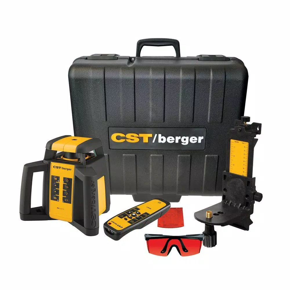 CST RL25HV 2000 ft. Self-Leveling Horizontal/Vertical Rotating Laser Level Kit (6-Piece)