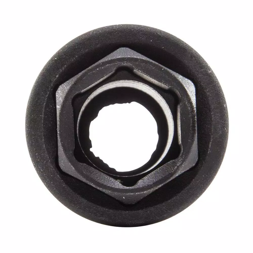 Klein Tools 1/2 in. Drive 2-in-1 Deep Impact Socket, 6-Point, 3/4 in. and 9/16 in.