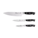 Cangshan D Series 3-Piece Stainless Steel Knife Set - Full Tang Forged Kitchen Knives thumbnail 1