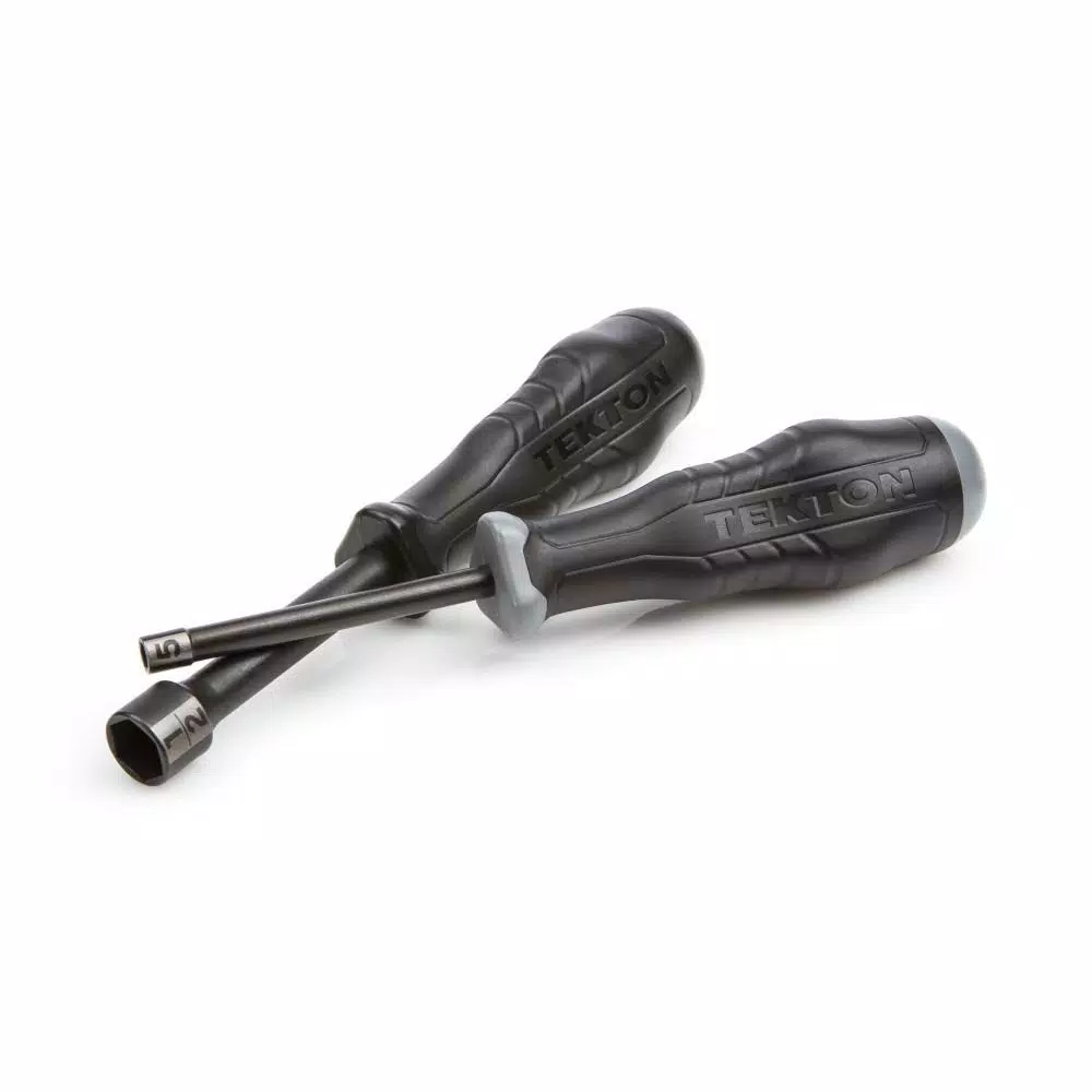 TEKTON 14-Piece Nut Driver Set, 3/16-1/2 in. and 5-10 mm SAE/Metric