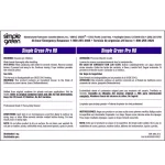 Simple Green Pro HD Secondary Labels, Bilingual English/Spanish (10 Pack) thumbnail 1