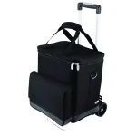 Picnic Time Cellar 6-Bottle Wine Tote and Insulated Rolling Cooler with Trolley thumbnail 1