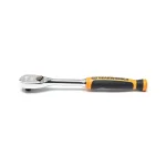 GearWrench 1/4 in. Drive 90-Tooth Dual Material Teardrop Ratchet, 6 in. thumbnail 4
