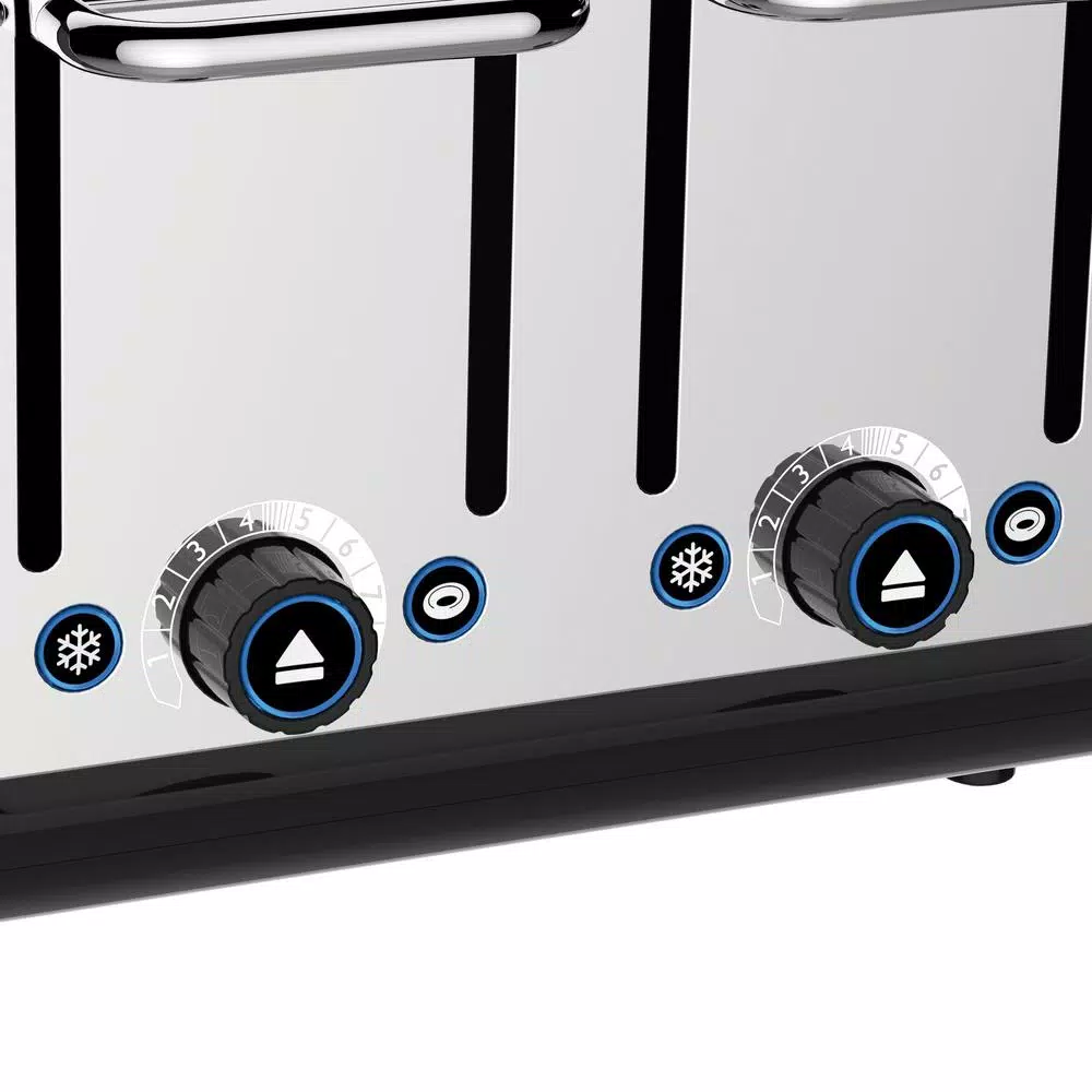 Dualit Design Series 4-Slice Stainless Steel Toaster with Interchangeable Panels