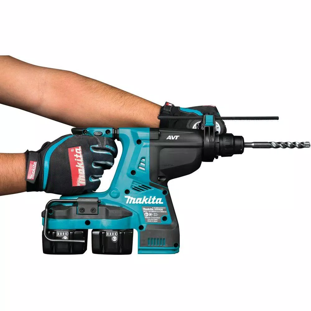 Makita 18V X2 LXT 36V Brushless SDS-Plus Rotary Hammer Kit with 2 5.0 Ah Batteries and Charger